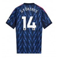 Arsenal Viktor Gyokeres #14 Vonkajší futbalový dres 2025-26 Krátky Rukáv